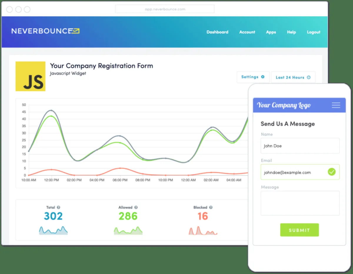 Interface NeverBounce: fonctionnalités, prix, alternatives Interface NeverBounce: fonctionnalités, prix, alternatives