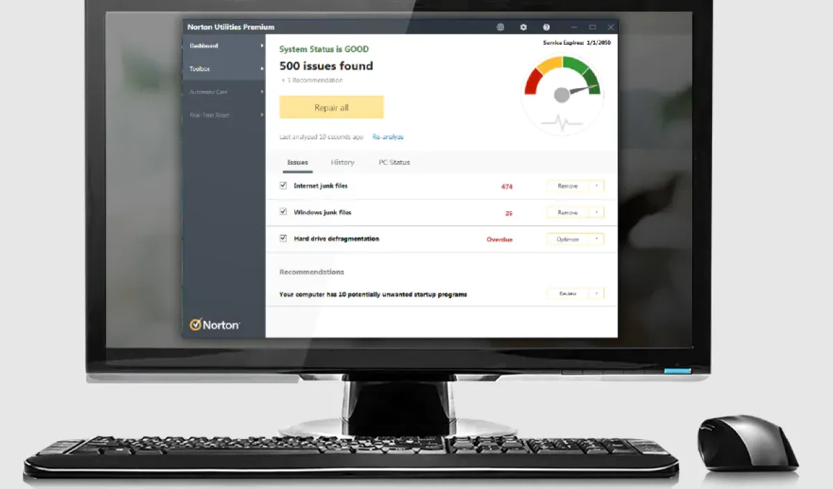 Notre avis sur Norton Utilities Premium : un logiciel utilitaire pour ordinateur à découvrir