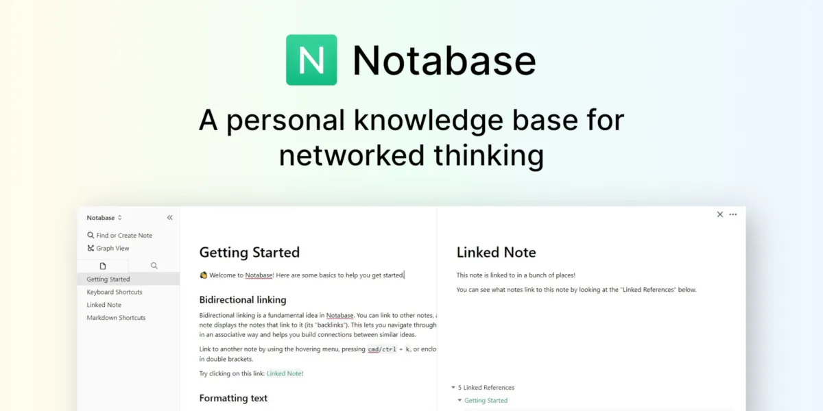 Notabase: avis sur le logiciel de prise de notes: fonctionnalités, avantages, inconvénients et tarifs