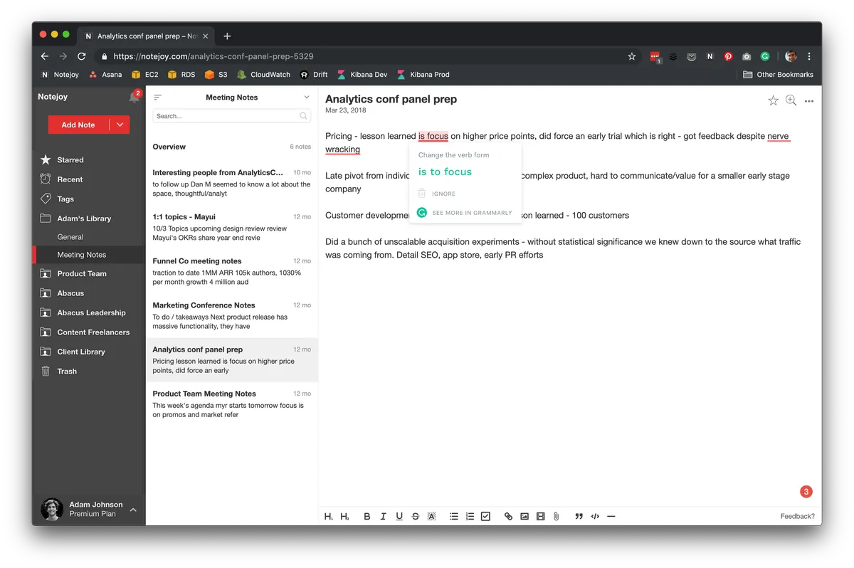 Notre avis sur Notejoy : un logiciel collaboratif à découvrir