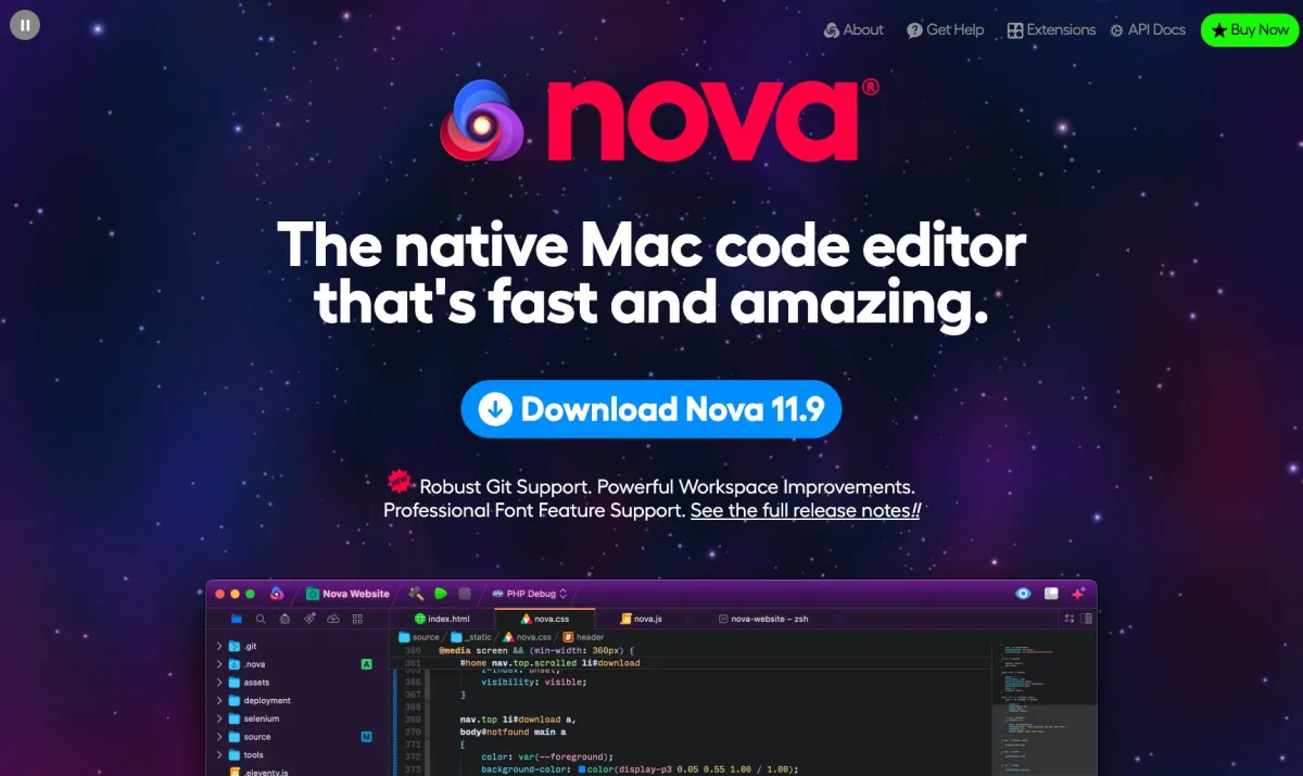 Interface Nova.app : fonctionnalités, prix, alternatives