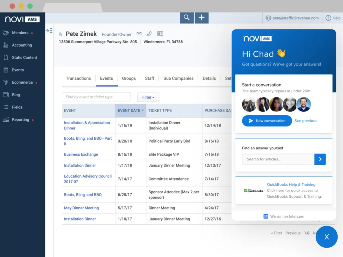 Notre avis sur Novi AMS : un logiciel de gestion des adhésions / membres à découvrir Notre avis sur Novi AMS : un logiciel de gestion des adhésions / membres à découvrir