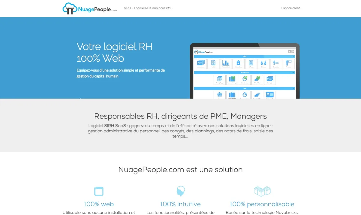 Interface Nuage People : image, ergonomie, alternatives
