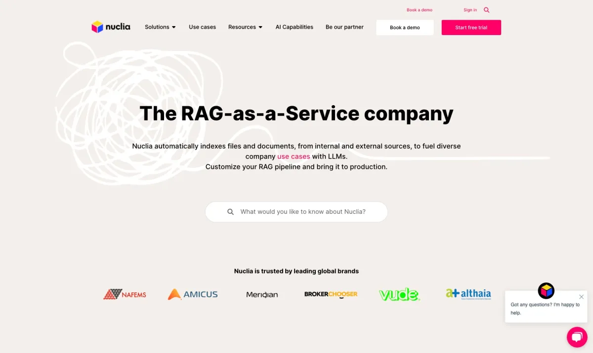 Interface Nuclia : fonctionnalités, prix, alternatives