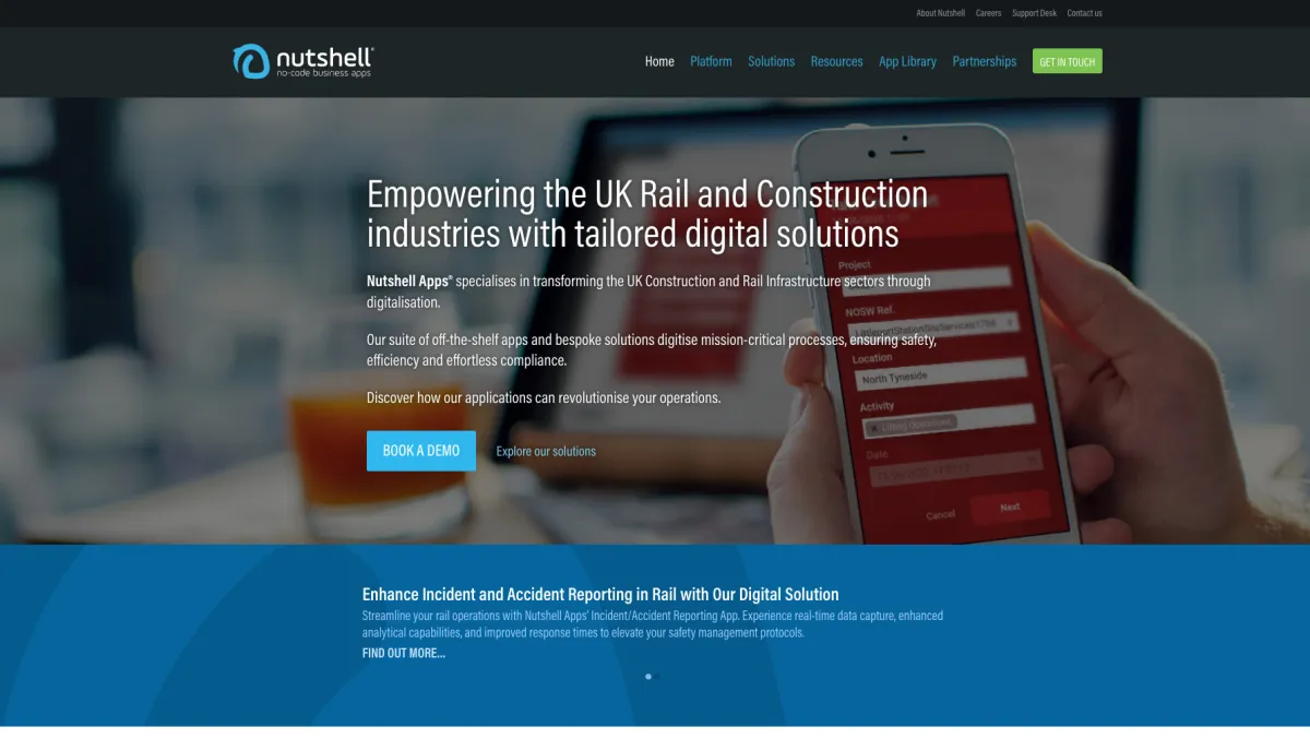 Interface Nutshell Apps : fonctionnalités, prix, alternatives