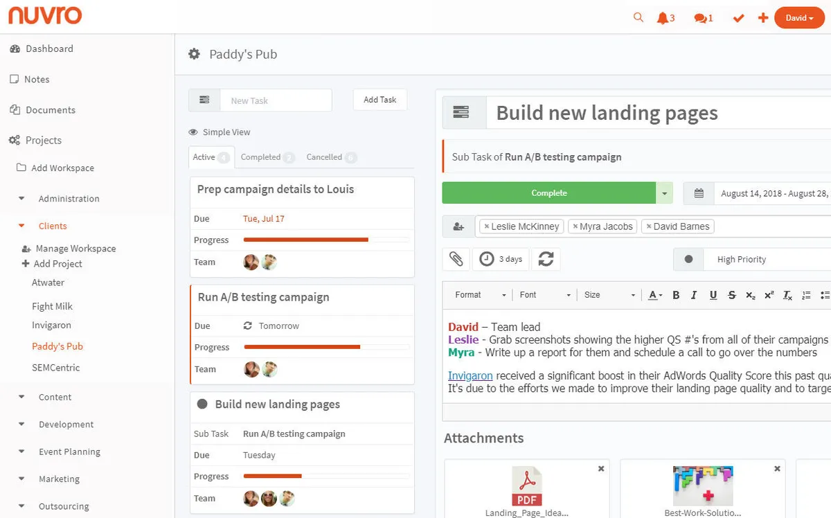 Notre avis sur Nuvro : un logiciel de gestion de projet à découvrir
