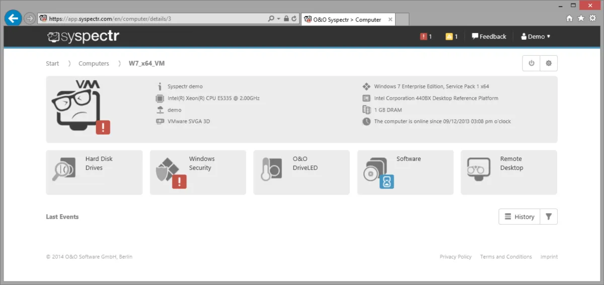 O&O Syspectr: avis sur le logiciel RMM (surveillance et gestion à distance): fonctionnalités, avantages, inconvénients et tarifs O&O Syspectr: avis sur le logiciel RMM (surveillance et gestion à distance): fonctionnalités, avantages, inconvénients et tarifs