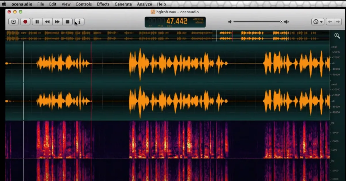 Notre avis sur ocenaudio : un logiciel d'édition audio à découvrir