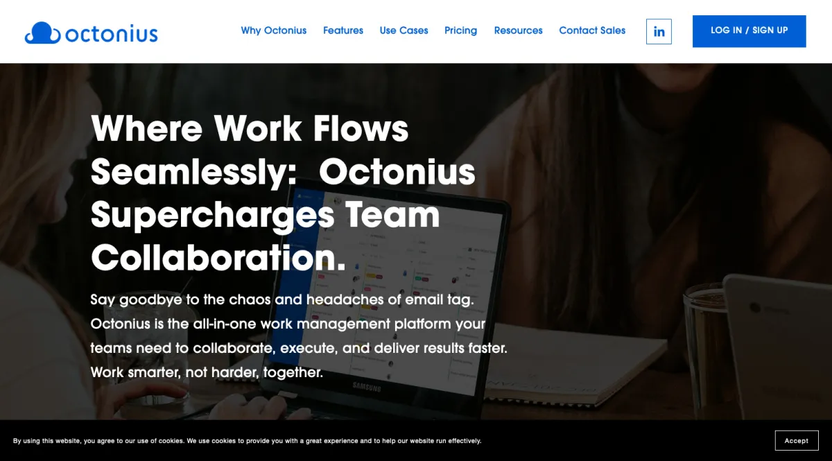 Interface Octonius : fonctionnalités, prix, alternatives