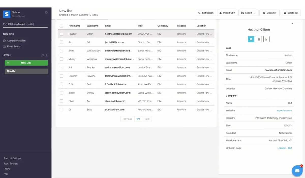 Interface Octopus CRM: fonctionnalités, prix, alternatives