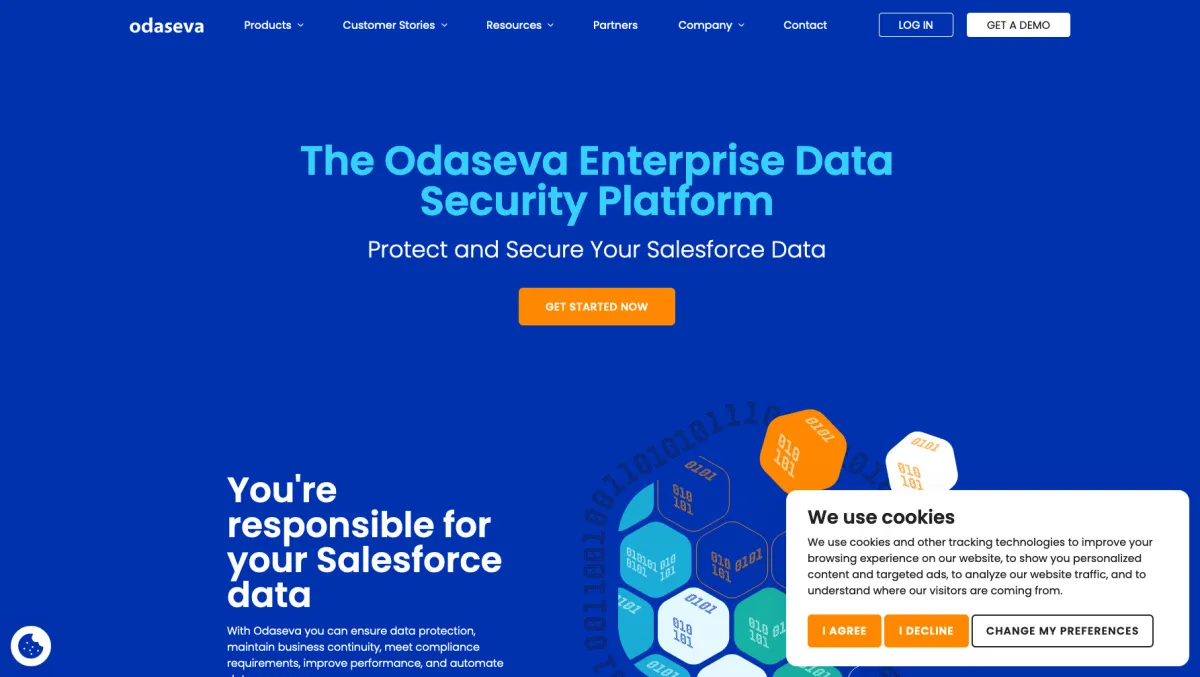 Interface Odaseva for Salesforce : image, ergonomie, alternatives
