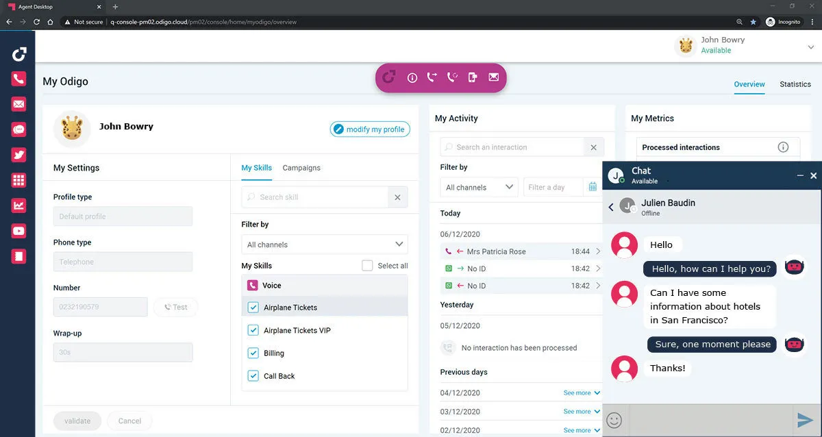 Notre avis sur Odigo : un logiciel d'expérience client (CX) à découvrir