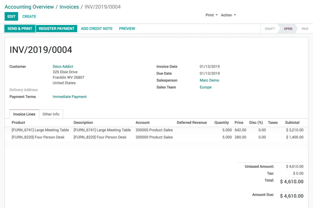 Notre avis sur Odoo Accounting : un logiciel de comptabilité pour les TPE à découvrir Notre avis sur Odoo Accounting : un logiciel de comptabilité pour les TPE à découvrir