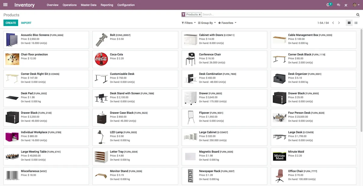 Interface Odoo ERP: fonctionnalités, prix, alternatives