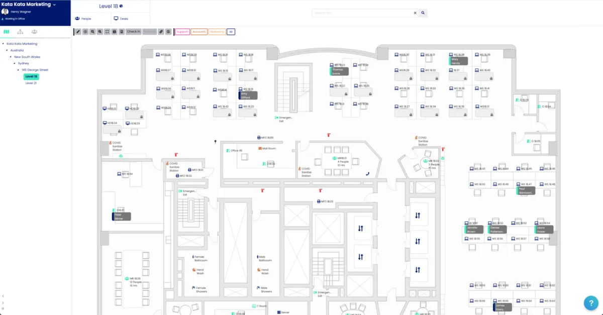 Les logiciels de gestion des locaux / bureaux / espaces de travail comme OfficeMaps sont incontournables en gestion des Opérations de l'entreprise 