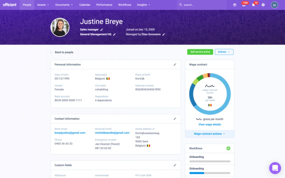 Interface Officient: fonctionnalités, prix, alternatives