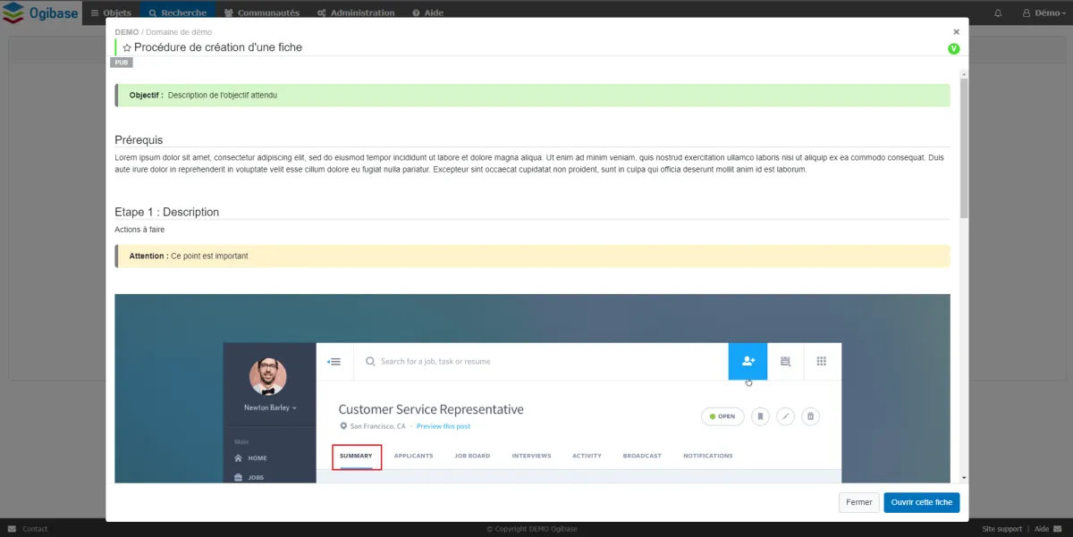 Ogibase: avis sur le logiciel de gestion des connaissances (KM: knowledge management): fonctionnalités, avantages, inconvénients et tarifs Ogibase: avis sur le logiciel de gestion des connaissances (KM: knowledge management): fonctionnalités, avantages, inconvénients et tarifs