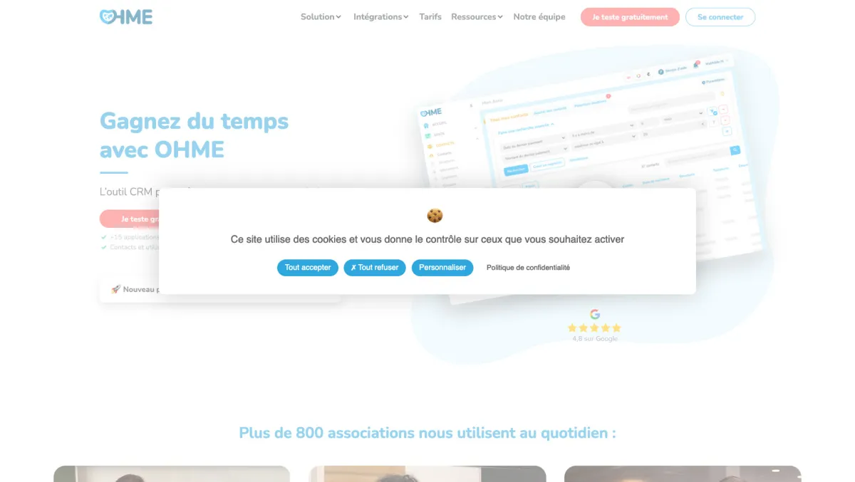 Interface Ohme : fonctionnalités, prix, alternatives