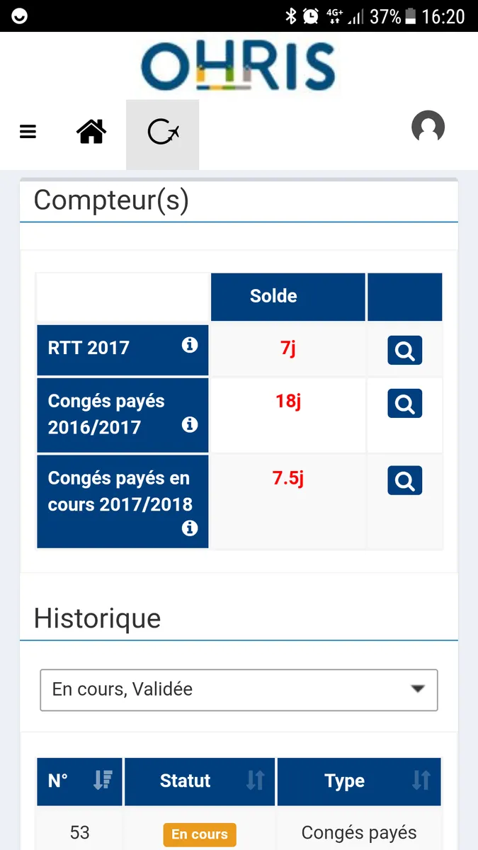 Notre avis sur oHRis Congés : un logiciel de gestion des congés / absences à découvrir