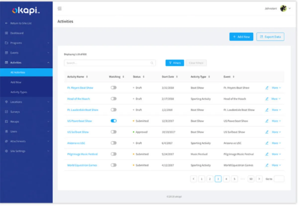 Interface okapi: fonctionnalités, prix, alternatives