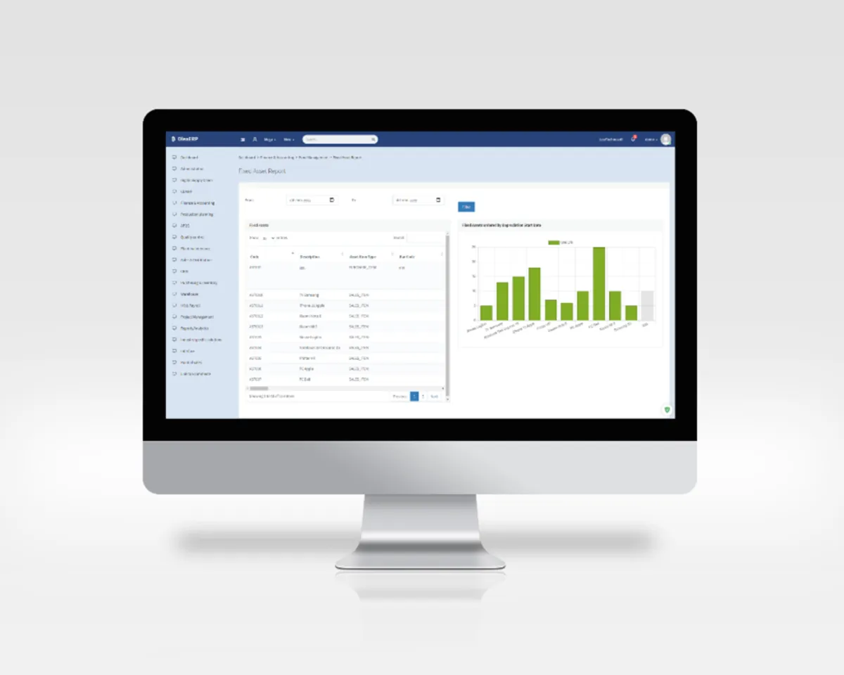 Interface OleaERP: fonctionnalités, prix, alternatives