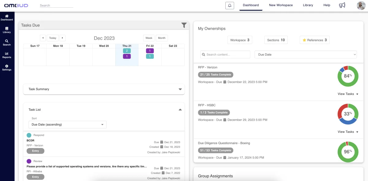 Notre avis sur Ombud : un logiciel d'activation des ventes (sales enablement) à découvrir