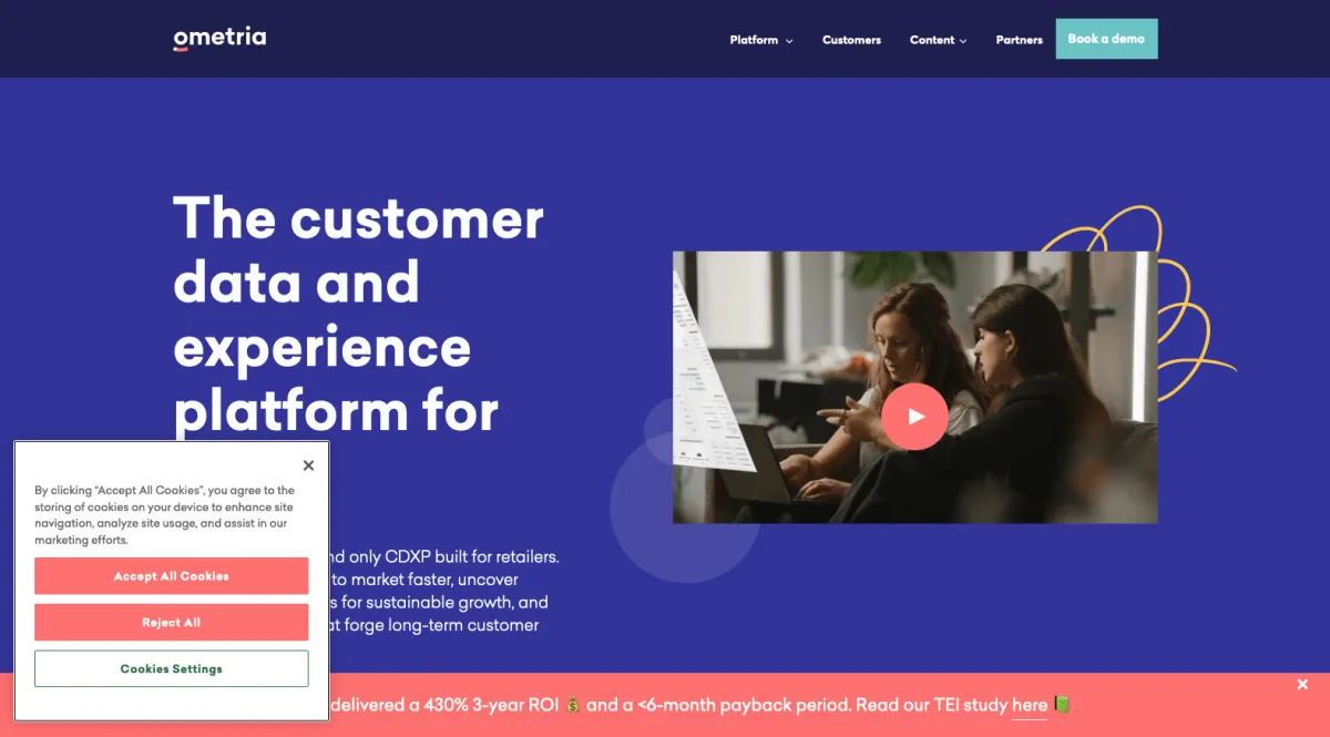 Interface Ometria : fonctionnalités, prix, alternatives