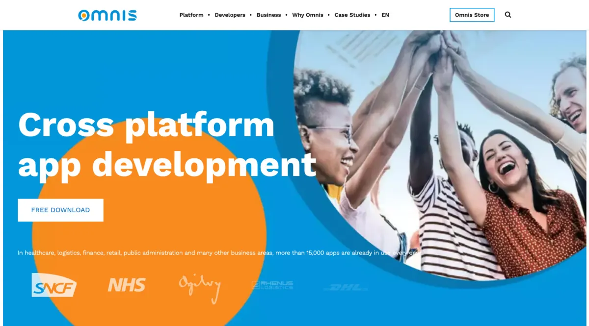 Interface Omnis Studio : fonctionnalités, prix, alternatives