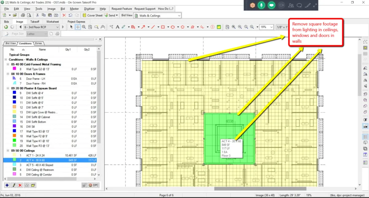 Interface On-Screen Takeoff: image, ergonomie, alternatives Interface On-Screen Takeoff: image, ergonomie, alternatives
