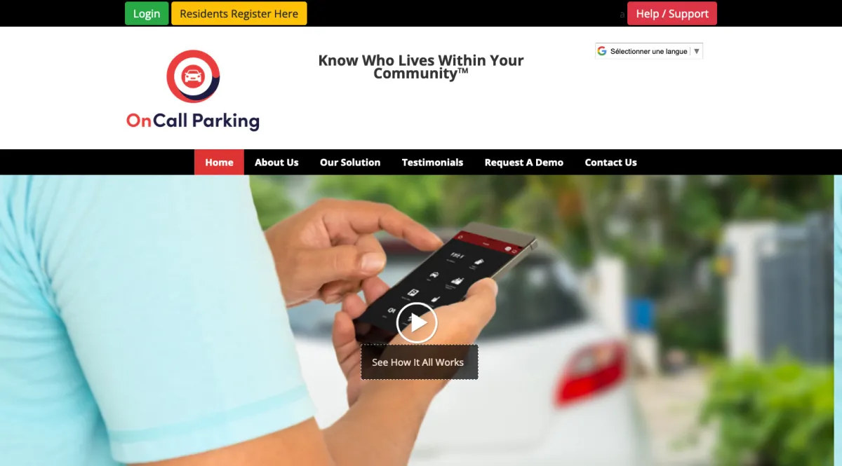 Interface OnCall Parking Manager : image, ergonomie, alternatives Interface OnCall Parking Manager : image, ergonomie, alternatives