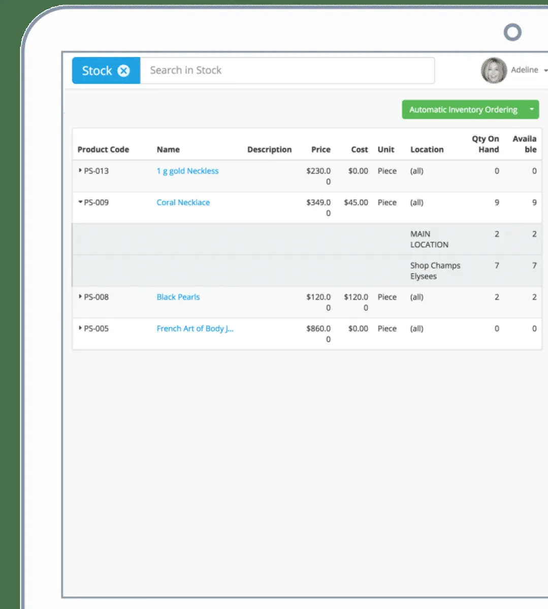 Interface One Up: fonctionnalités, prix, alternatives