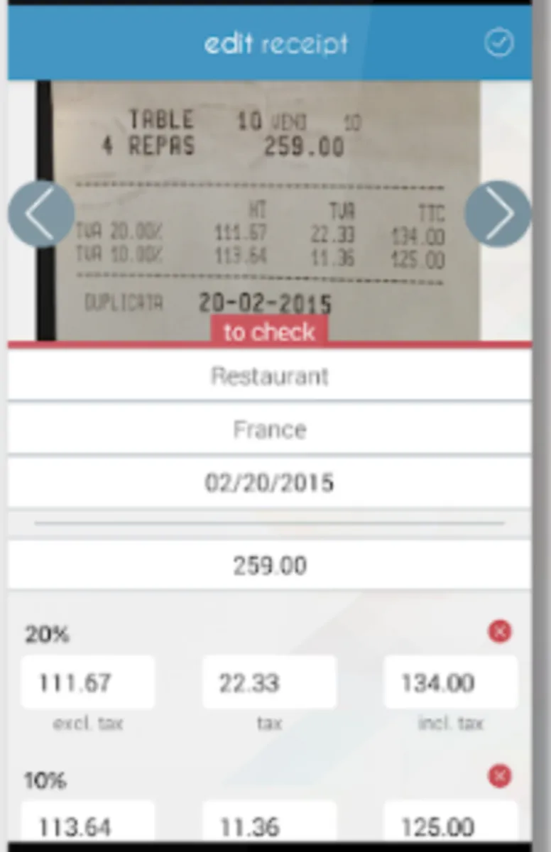 Interface ONexpense: fonctionnalités, prix, alternatives