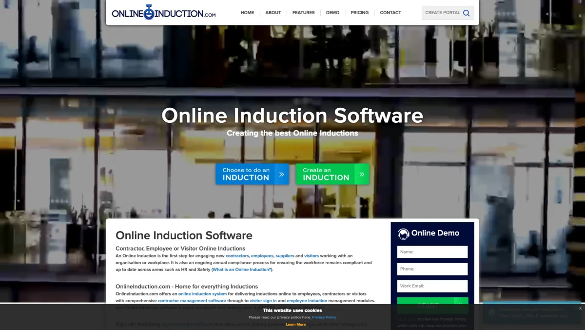 Interface Online Induction : fonctionnalités, prix, alternatives