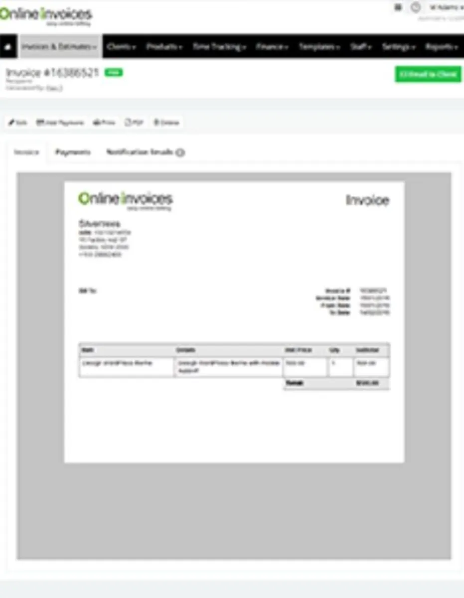 Online Invoices: avis sur le logiciel de comptabilité: fonctionnalités, avantages, inconvénients et tarifs