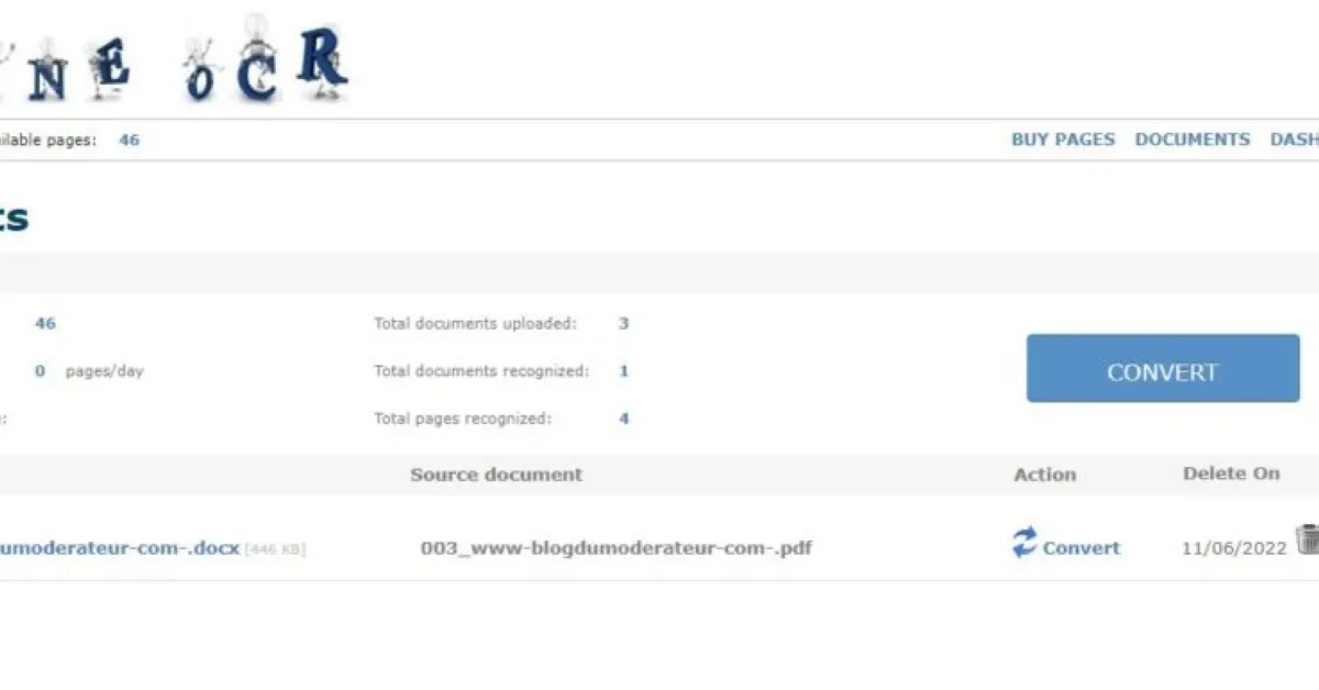 Online OCR: avis sur le logiciel OCR (reconnaissance optique de caractères): fonctionnalités, avantages, inconvénients et tarifs