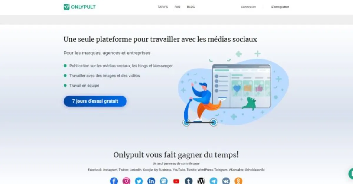 Notre avis sur Onlypult : un logiciel de gestion des réseaux sociaux à découvrir