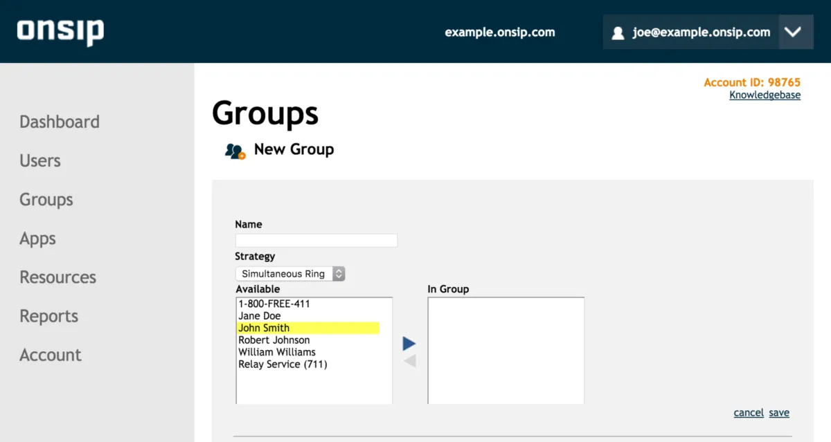 Interface OnSIP: image, ergonomie, alternatives