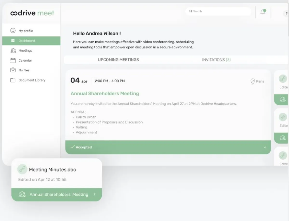 Notre avis sur Oodrive Meet : un logiciel de visioconférence à découvrir Notre avis sur Oodrive Meet : un logiciel de visioconférence à découvrir