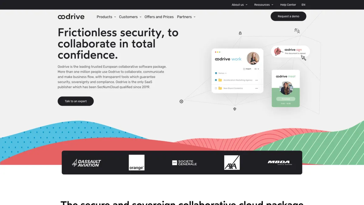 Interface Oodrive Save : fonctionnalités, prix, alternatives