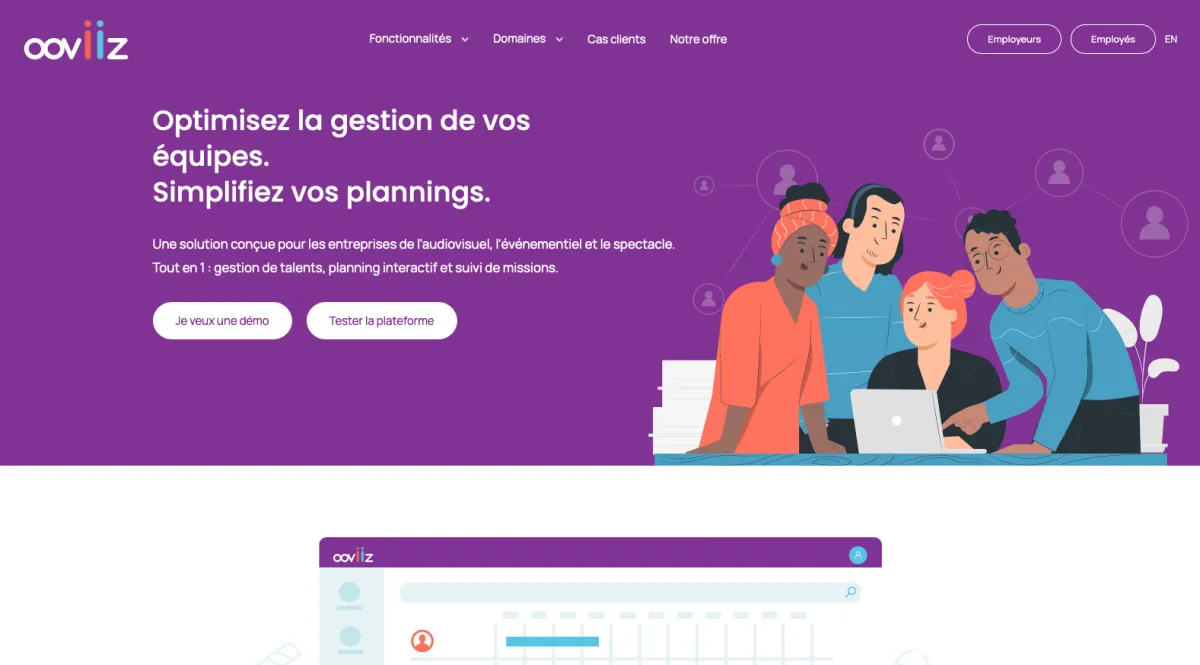 Notre avis sur Ooviiz : un logiciel de planning à découvrir