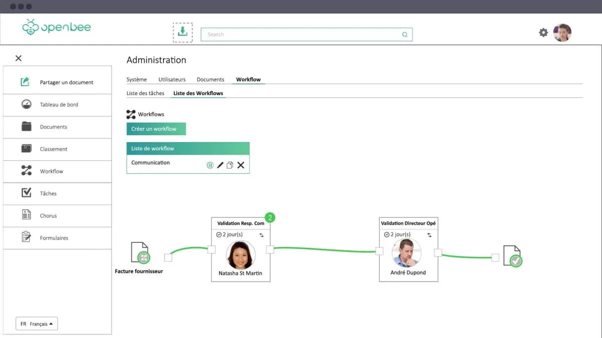 Open Bee Portal: avis sur le logiciel GED (gestion électronique des documents): fonctionnalités, avantages, inconvénients et tarifs
