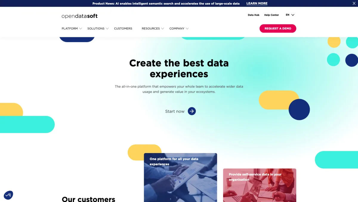 Interface Opendatasoft : fonctionnalités, prix, alternatives