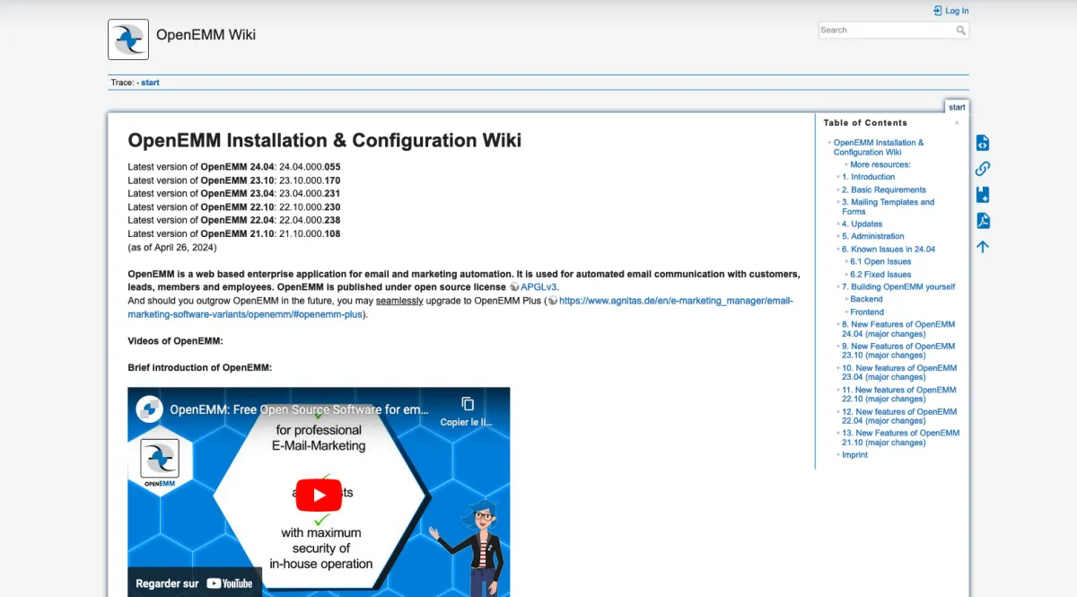 Notre avis sur OpenEMM : un logiciel d'emailing et newsletters (marketing par email) à découvrir