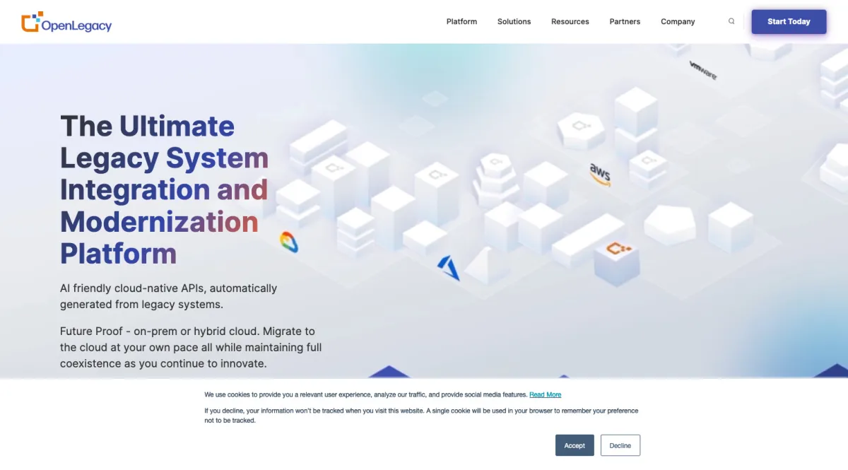 Interface OpenLegacy iSuite : fonctionnalités, prix, alternatives