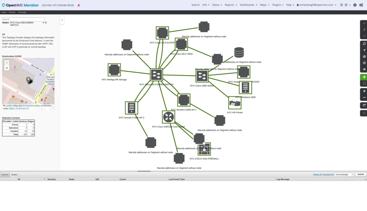 Interface OpenNMS: fonctionnalités, prix, alternatives Interface OpenNMS: fonctionnalités, prix, alternatives