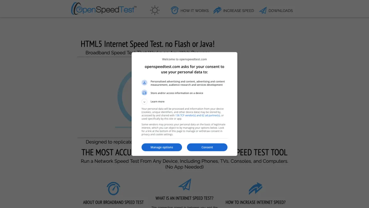 Interface OpenSpeedTest : fonctionnalités, prix, alternatives