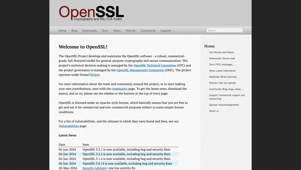 Interface OpenSSL : fonctionnalités, prix, alternatives