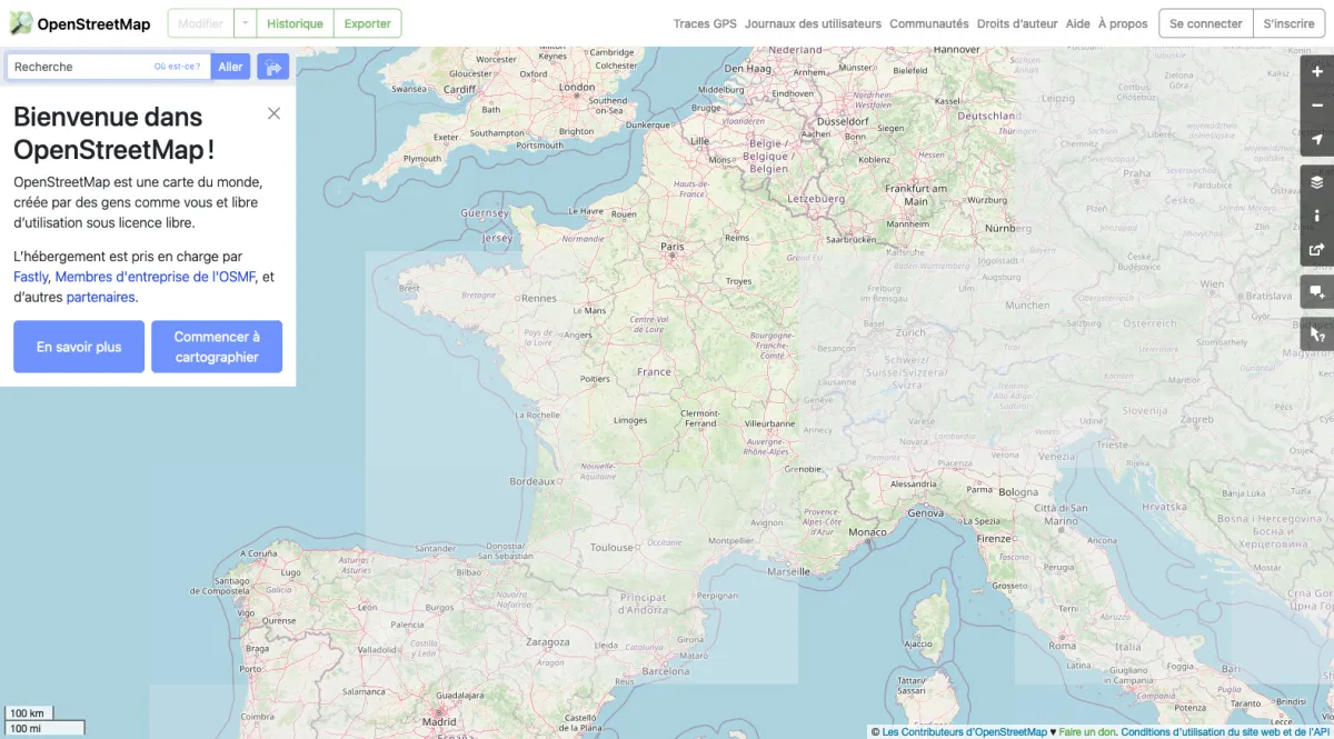 Interface OpenStreetMap : fonctionnalités, prix, alternatives Interface OpenStreetMap : fonctionnalités, prix, alternatives