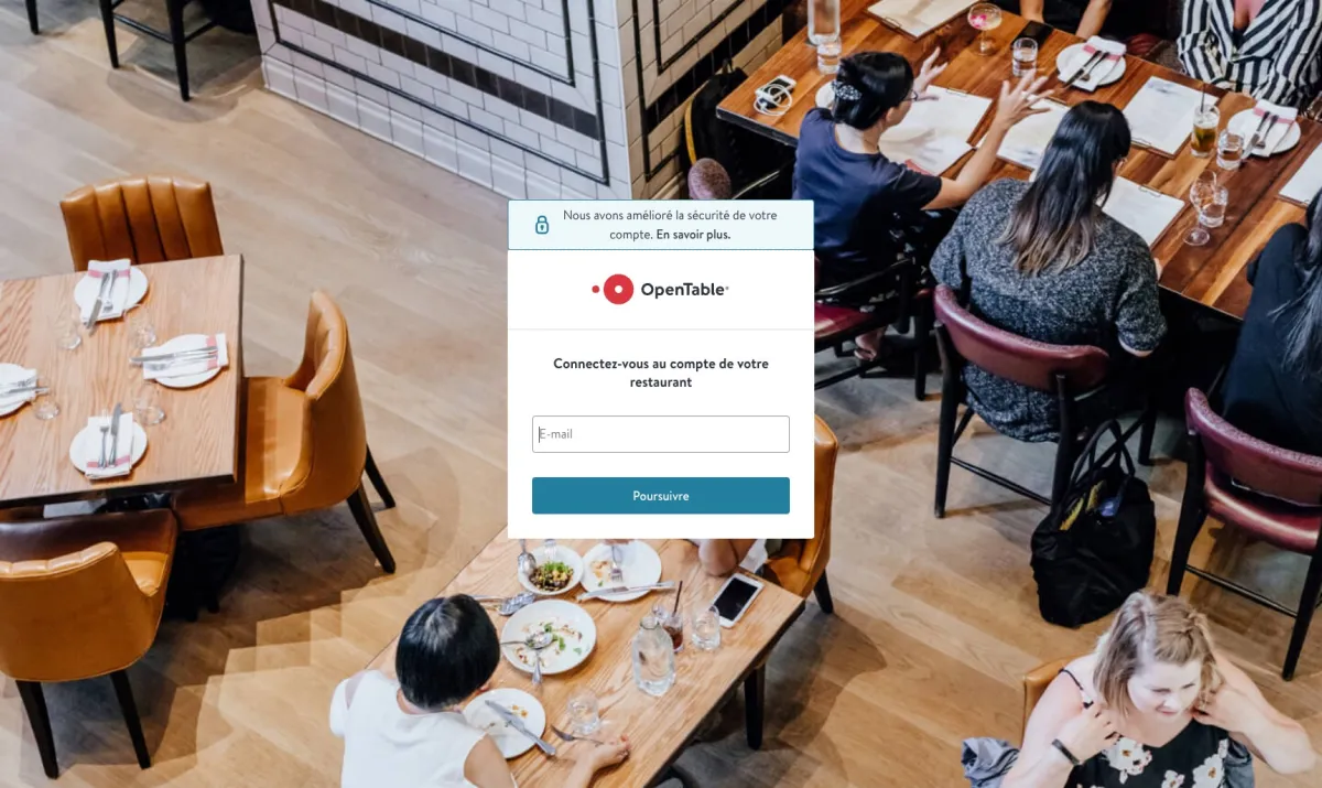 Notre avis sur OpenTable for Restaurants : un logiciel de réservation (booking) à découvrir
