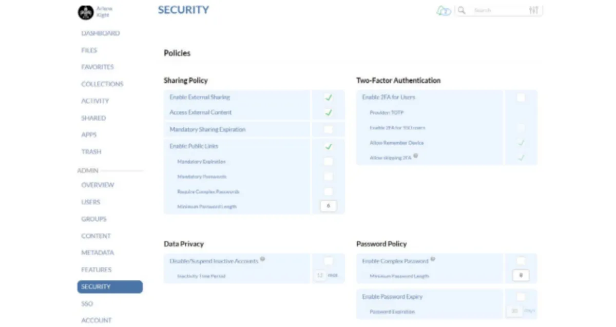 Interface OpenText Core: fonctionnalités, prix, alternatives